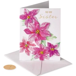 My Favorite Memories Christmas Greeting Card for Sister
