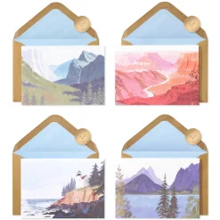 National Parks Blank Note Cards with Envelopes, 20-Count