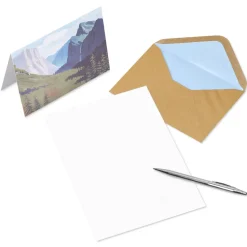 National Parks Blank Note Cards with Envelopes, 20-Count