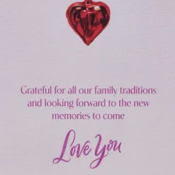 New Memories to Come Christmas Greeting Card for Mom