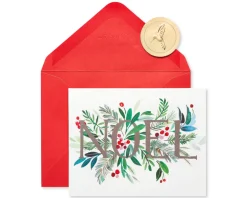 Noel and Holly Holiday Boxed Cards, 20-Count