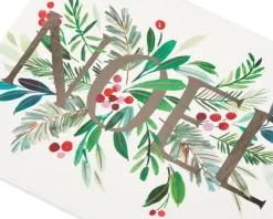 Noel and Holly Holiday Boxed Cards, 20-Count