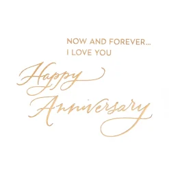 Now and Forever Anniversary Greeting Card