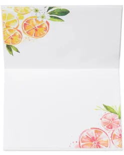 Ombre Fruit Blank Greeting Card