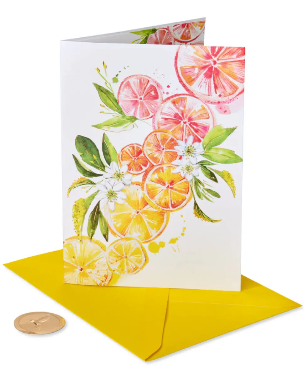 Ombre Fruit Blank Greeting Card