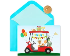 On Course Golf Father’s Day Greeting Card