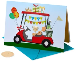 On Course Golf Father’s Day Greeting Card