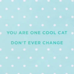 One Cool Cat Birthday Greeting Card