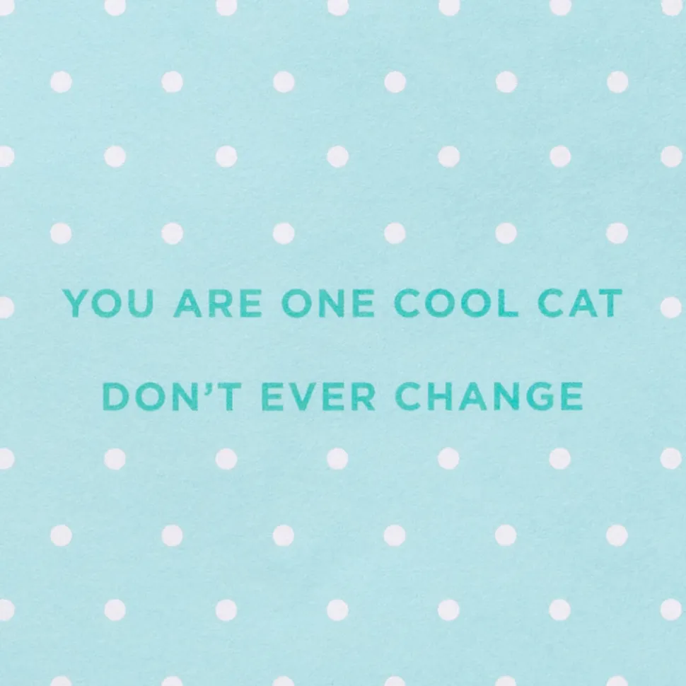 One Cool Cat Birthday Greeting Card
