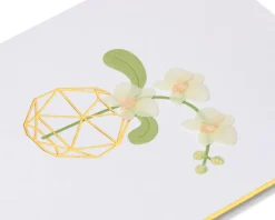 Orchid Thank You Greeting Card