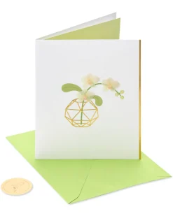 Orchid Thank You Greeting Card