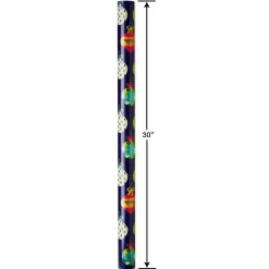 Ornaments, Lights, Llamas Holiday Wrapping Paper Rolls, 3 Rolls