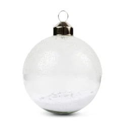 12 Pack Crystal Christmas Ornaments