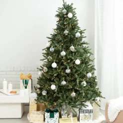 12 Pack Crystal Christmas Ornaments