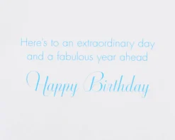 Paillette Balloons Birthday Greeting Card