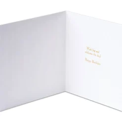 Paper Candles Birthday Greeting Card