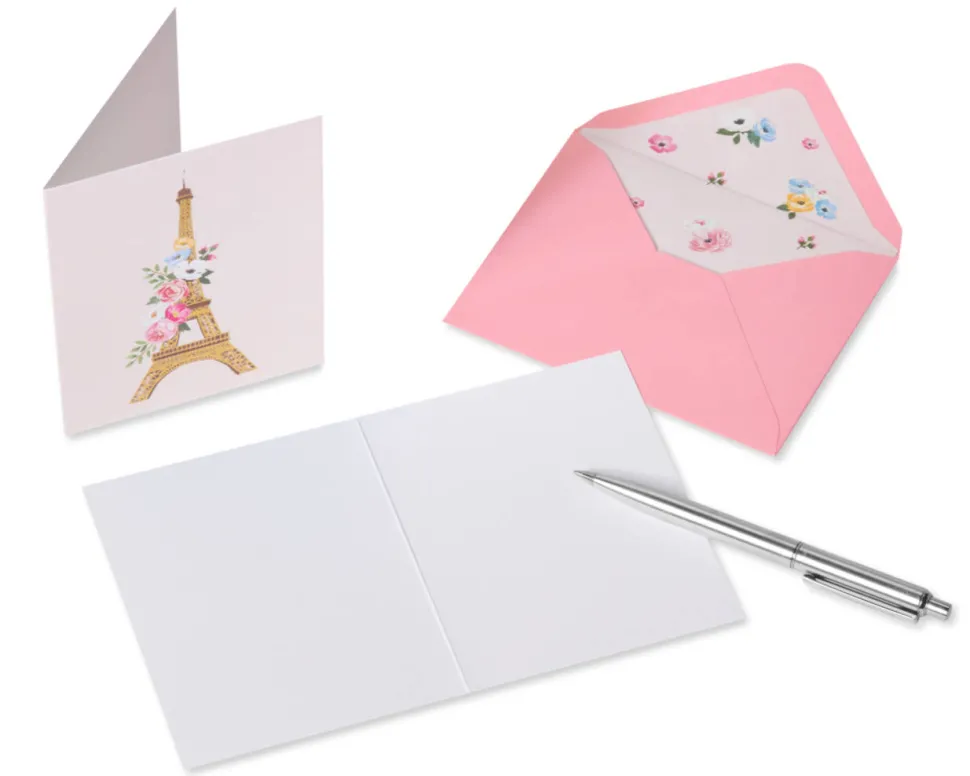 Parisian Blank Cards with Envelopes, 20-Count