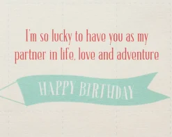 Partner in Life Birthday Greeting Card for Husband