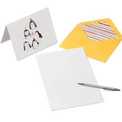 Party Animal Blank Birthday Cards, 20-Count