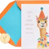 Party Hat Llama Birthday Greeting Card