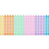 Pastel Stripes Birthday Candles, 24-Count