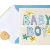 Patchwork Baby Boy New Baby Greeting Card