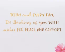 Peace and Comfort Get Well Soon Greeting Card