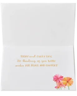 Peace and Comfort Get Well Soon Greeting Card