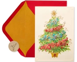 Peace and Happiness Christmas Boxed Cards, 12-Count