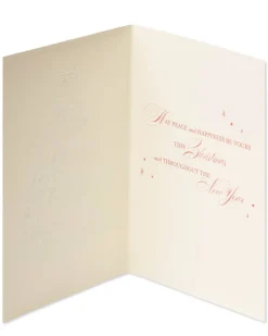 Peace and Happiness Christmas Boxed Cards, 12-Count
