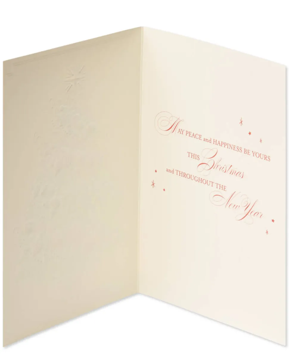 Peace and Happiness Christmas Boxed Cards, 12-Count