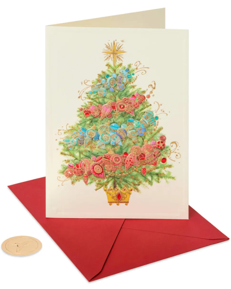 Peace and Happiness Christmas Boxed Cards, 12-Count