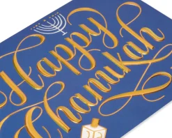 Peace and Joy Chanukah Boxed Cards, 12-Count