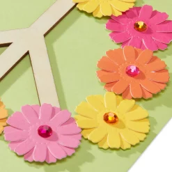 Peace and Love Birthday Greeting Card
