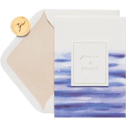 Peace and Solace Sympathy Greeting Card