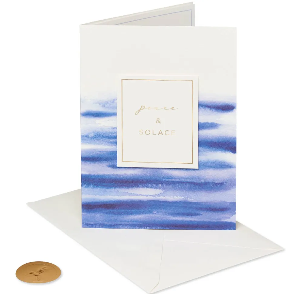 Peace and Solace Sympathy Greeting Card