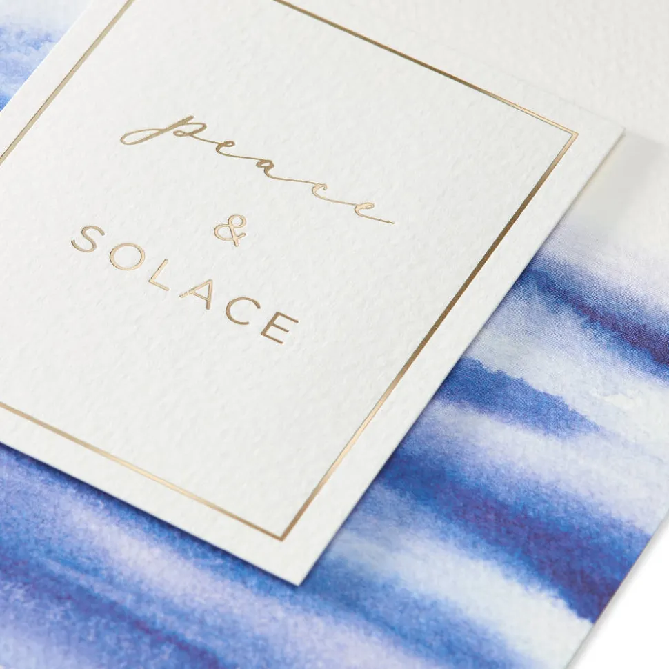 Peace and Solace Sympathy Greeting Card