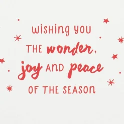 Peace of the Season Christmas Wreath Holiday Boxed Cards, 12-Count