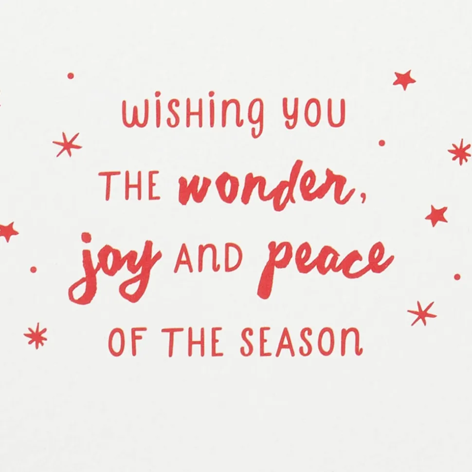 Peace of the Season Christmas Wreath Holiday Boxed Cards, 12-Count