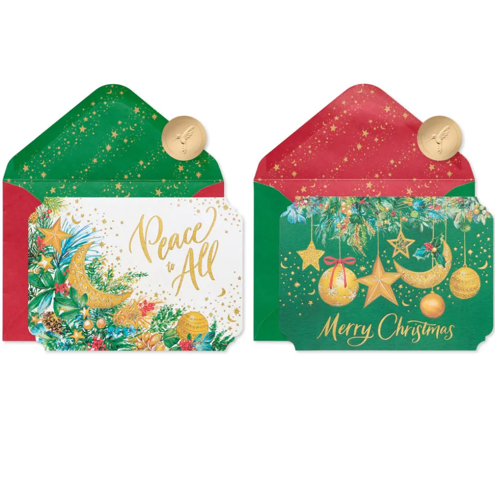 Peace to All Christmas Cards Boxed with Envelopes, 16-Count