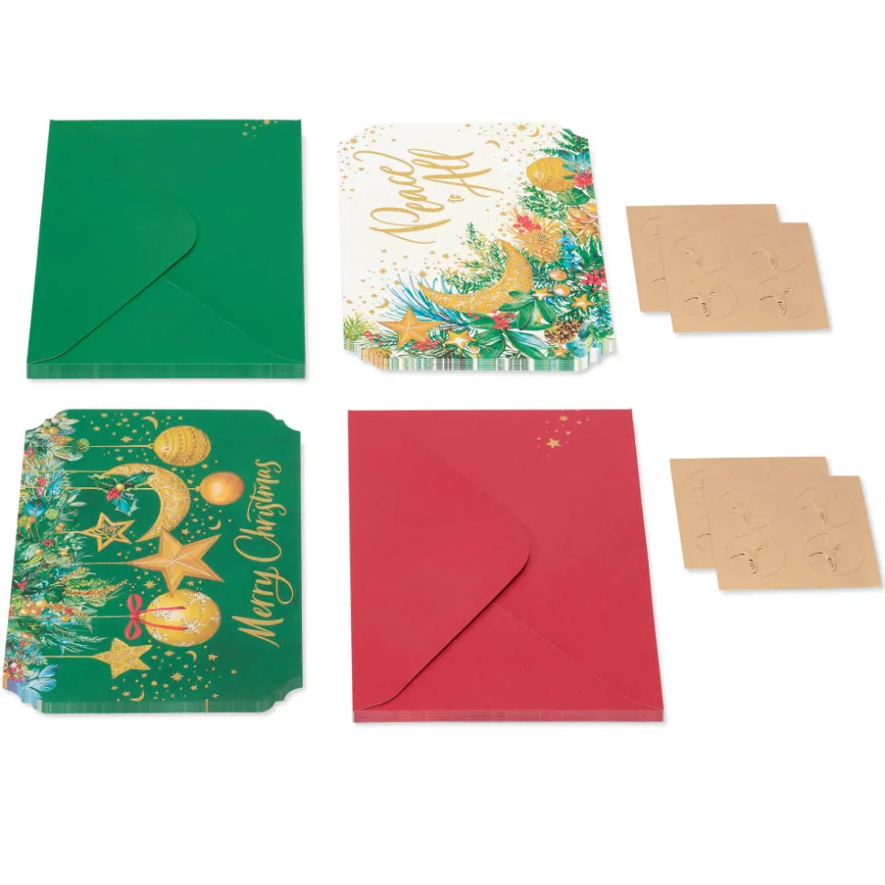 Peace to All Christmas Cards Boxed with Envelopes, 16-Count