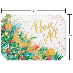 Peace to All Christmas Cards Boxed with Envelopes, 16-Count
