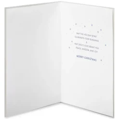 Peace, Wisdom, and Joy Religious Christmas Greeting Card