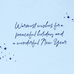 Peaceful Holiday Christmas Greeting Card