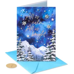 Peaceful Holiday Christmas Greeting Card