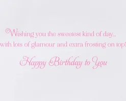 Pearl Birthday Cake Birthday Greeting Card
