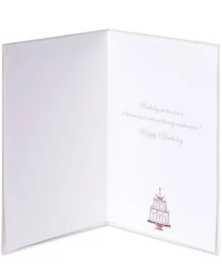 Pearl Dress Birthday Greeting Card- Designed by Bella Pilar