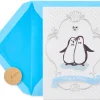 Penguins With Bowties Wedding Greeting Card for Groom
