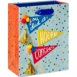 Pennants 7″ Medium Graduation Gift Bag, 1 Bag