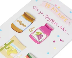 Perfect Match Birthday Greeting Card for Wife